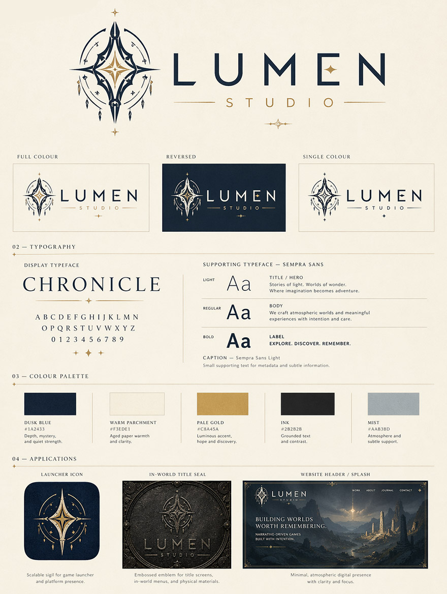 Lumen Studio — Identity project
