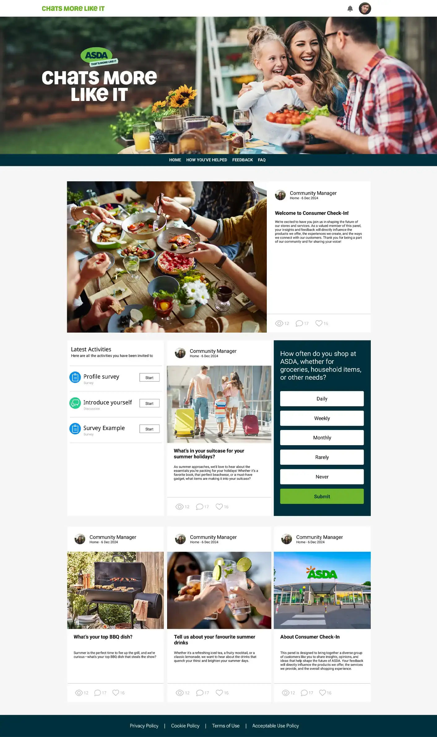 ASDA panel design
